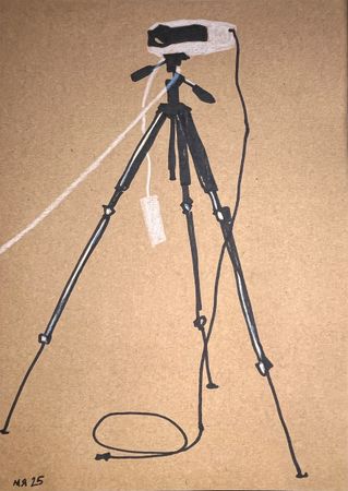 Марсель Ялалов (Авторская графика - 
                  32 x 42 см) Проектор