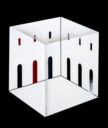 Асмик Мелконян (Картина, живопись - 
                  120 x 133 см) Серия ''Потерянный дом'', часть 2
