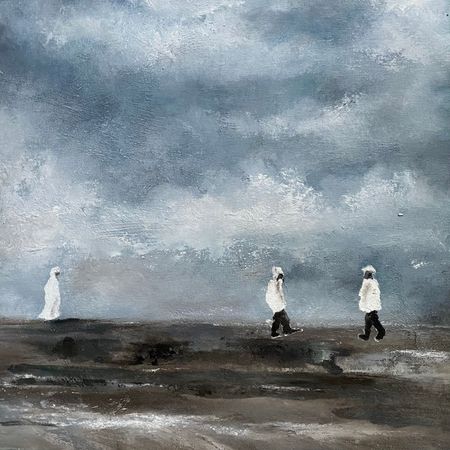 Лена Троянская (Картина, живопись - 
                  30 x 30 см) Без названия