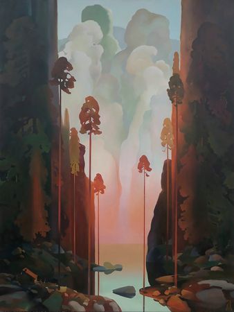 Данил Даниловский (Картина, живопись - 
                  150 x 200 см) Древлий лес