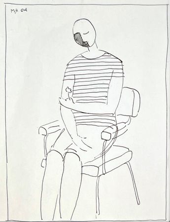 Марсель Ялалов (Авторская графика - 
                  23 x 32 см) Мама