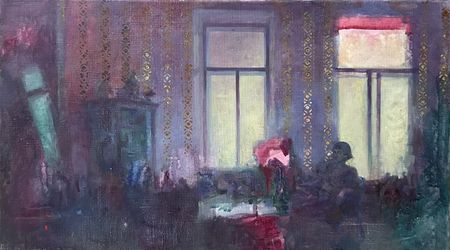 Екатерина Потапова (Картина, живопись - 
                  80 x 45 см) Серебряный век