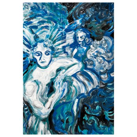 Анна Филиппова-Широкая (Авторская графика - 
                  42 x 59.4 см) Ангелы