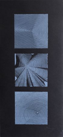 Юлия Милякова (Графика печатная - 
                  33 x 70 см) Триптих "Состояние"