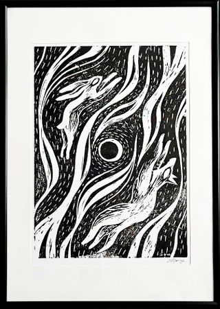 Мария Спроге (Графика печатная - 
                  21 x 29.7 см) Бег