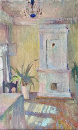 Анастасия Давыдова (Картина, живопись - 
                  30 x 50 см) Столовая в Тригорском