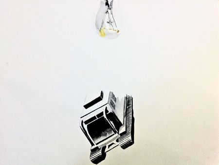 Сергей Лоцманов (Авторская графика - 
                  40 x 30 см) Без названия