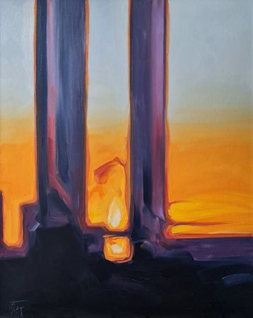 Александр Буданов (Авторская графика - 
                  40 x 50 см) Абстракция 81