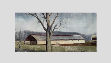 Мария Стадник (Графика печатная - 
                  75 x 55 см) Oak tree
