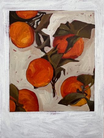 Алиса Дьякова (Картина, живопись - 
                  15 x 20 см) Символ Нового года