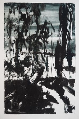 Полина Волкоморова (Графика печатная - 
                  20 x 30 см) Лес