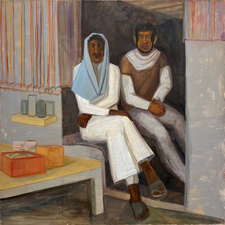 Анастасия Омельченко (Картина, живопись - 
                  130 x 130 см) Бедуины