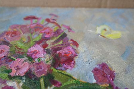 Елена Санина (Картина, живопись - 
                  33 x 42 см) Флоксы