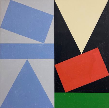 Юрий Ростиславский (Картина, живопись - 
                  70 x 70 см) Из серии "Антиподы"