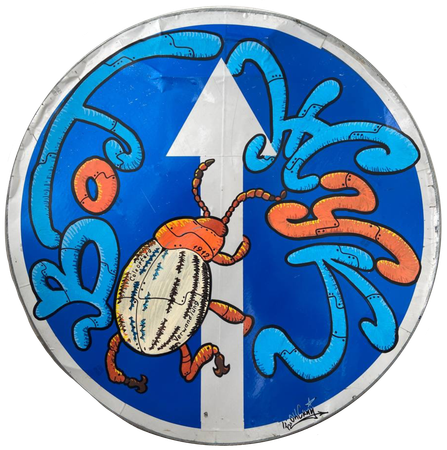 Юрий Блонский (Картина, живопись - 
                  70 x 70 см) Вот жук