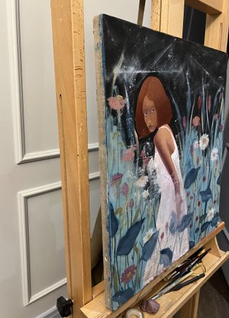 Нина Григель (Картина, живопись - 
                  45 x 50 см) В ночь на Ивана Купала