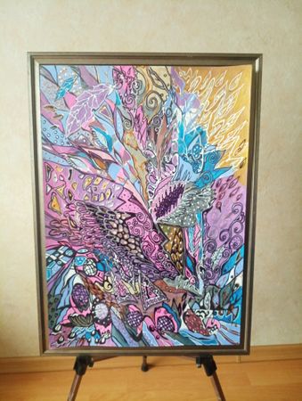 Ирина Шумская (Авторская графика - 
                  40 x 60 см) В ожидании зимы