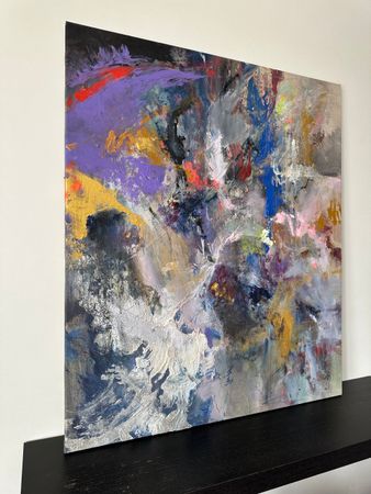 Светлана Федорова (Картина, живопись - 
                  80 x 96 см) В толпе