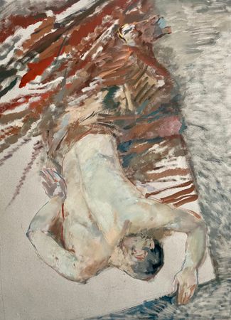 Саша Ярцева (Авторская графика - 
                  55 x 75 см) Хищный сон