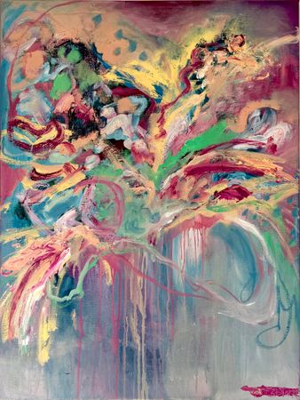 Екатерина Звездина (Картина, живопись - 
                  60 x 80 см) Органический танец