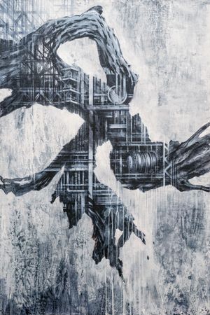 Ольга Батыршина (Картина, живопись - 
                  80 x 120 см) Symbiosis №03