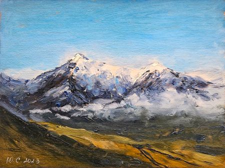 Светлана Юматова (Авторская графика - 
                  24 x 18 см) Красная Поляна