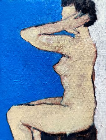 Дарья Петухова (Авторская графика - 
                  15 x 20 см) Натурщица