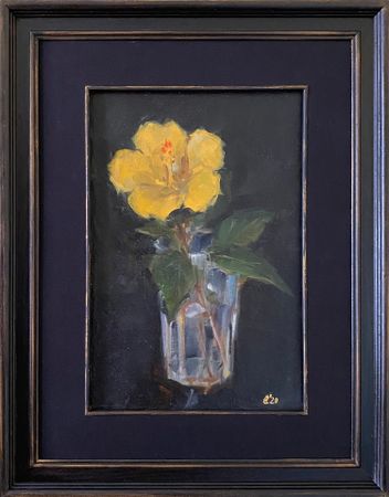 Екатерина Феоктистова (Картина, живопись - 
                  36 x 45 см) Китайская роза