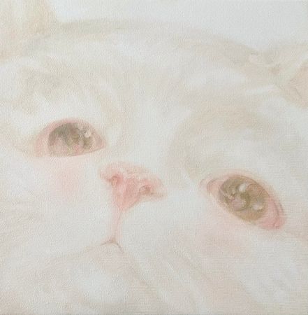 Ева Гец (Картина, живопись - 
                  30 x 30 см) Щёчки