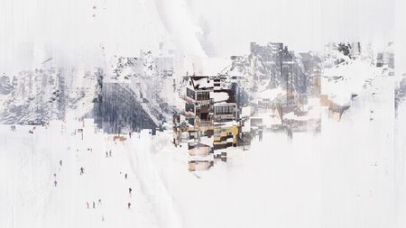 Сергей Щербаков (Фотография - 
                  90 x 50 см) Склоны