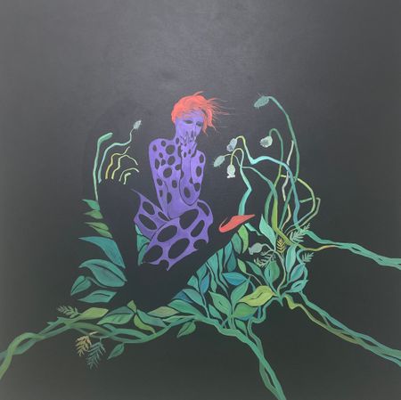 Ольга Елисеева (Картина, живопись - 
                  60 x 60 см) Poisoning