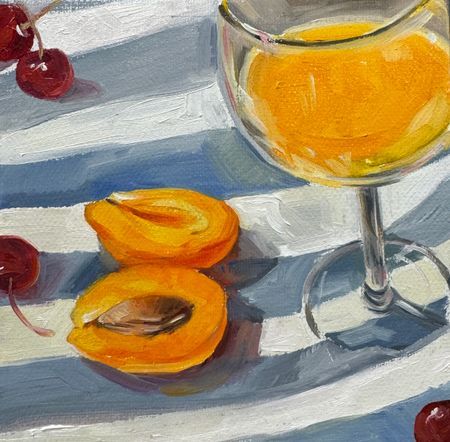 Алиса Дьякова (Картина, живопись - 
                  15 x 15 см) Фрагмент лета