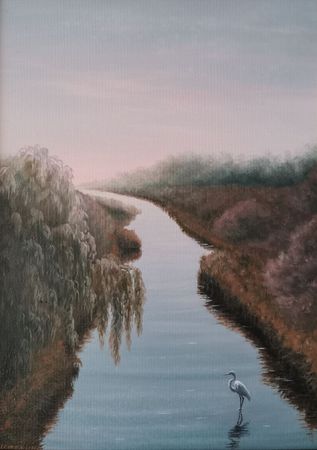 Елена Истомина (Картина, живопись - 
                  30 x 40 см) Магия раннего утра