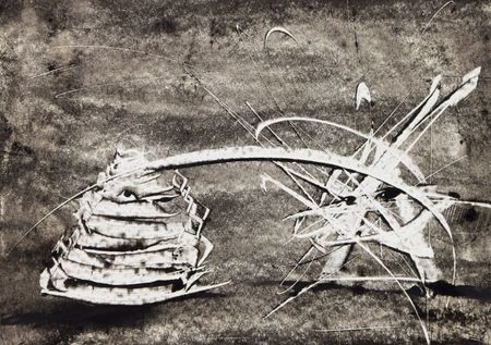 Дмитрий Василенко (Авторская графика - 
                  74 x 68 см) Две жизни