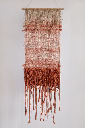 Ирен Мусина (Объект - 
                  33.5 x 93 см) Weaving Printer needs a Break