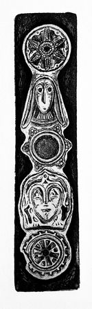 Полина Волкоморова (Графика печатная - 
                  22 x 42 см) Обереги Чудь 2