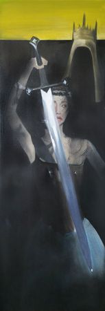 Анастасия Шемякина (Картина, живопись - 
                  50 x 150 см) Меч — это лишь меч