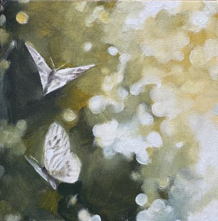 Алиса Дьякова (Картина, живопись - 
                  20 x 20 см) Окно в сад души