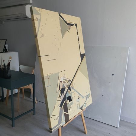 Ася Багаева (Картина, живопись - 
                  90 x 130 см) Рупор