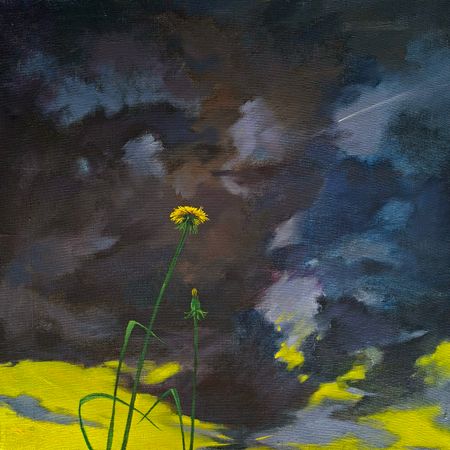 Ева Аракчеева (Картина, живопись - 
                  40 x 40 см) Двое