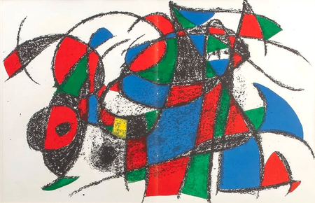 Хоан Миро (Графика печатная - 
                  49.3 x 32 см) ЛИТОГРАФИЯ I