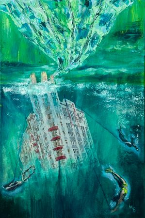 Надежда Богомолова (Картина, живопись - 
                  40 x 60 см) Нигде, кроме как в акватории