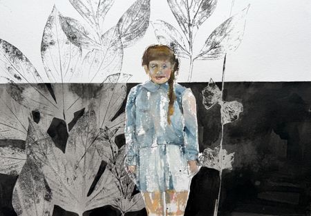 Инна Сумина (Графика печатная - 
                  41.8 x 29.6 см) Это было давно, это было вчера