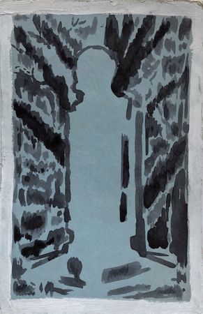 Андрей Анро (Авторская графика - 
                  15 x 25 см) Из серии "Новый мир"
