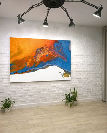 Алексей Слон (Картина, живопись - 
                  200 x 140 см) Летящий