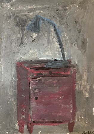 Хаим Сокол (Авторская графика - 
                  30 x 42 см) Без названия