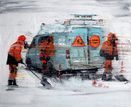 Данила Даренских (Картина, живопись - 
                  30 x 25 см) Moscow