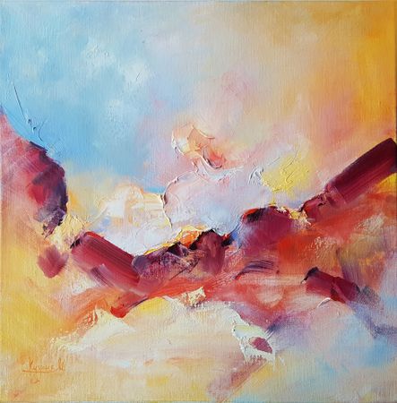 Мария Кузина (Картина, живопись - 
                  40 x 40 см) Дышать