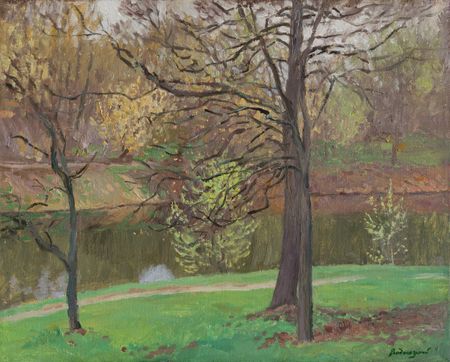 Николай Водолазский (Картина, живопись - 
                  50 x 40 см) Апрель