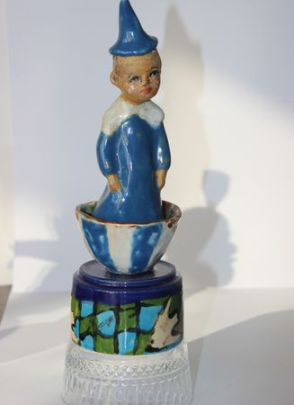 Валентина Пушкарская (Скульптура - 
                  15 x 33 см) Как собрать волшебника